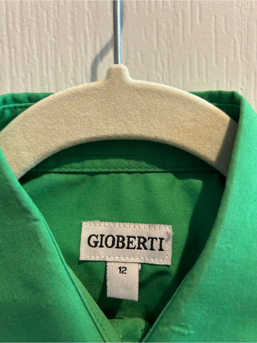 Gioberti Green Button-Up Shirt